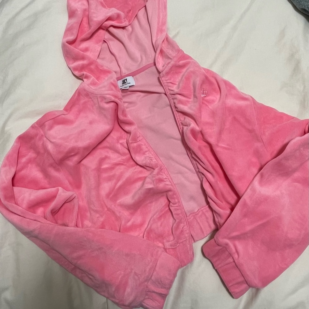 Hot pink juicy zip up - Picture 3 of 3